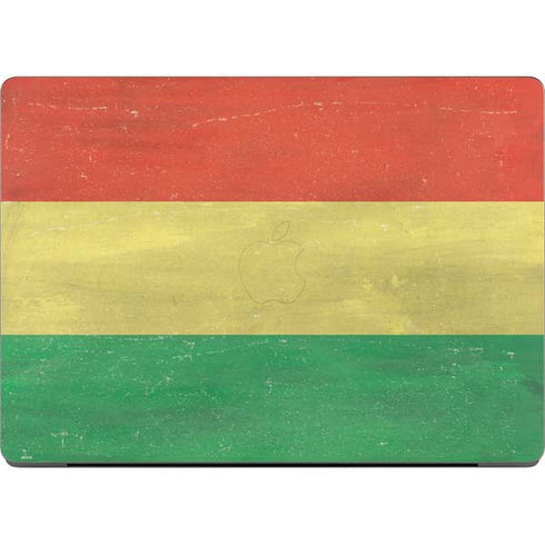 Bolivia Flag Distressed Apple MacBook Pro 14-inch Skin